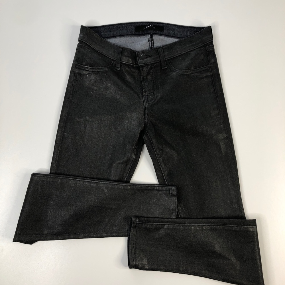 J.Brand Super Skinny Metallic Moonwalk Jeans